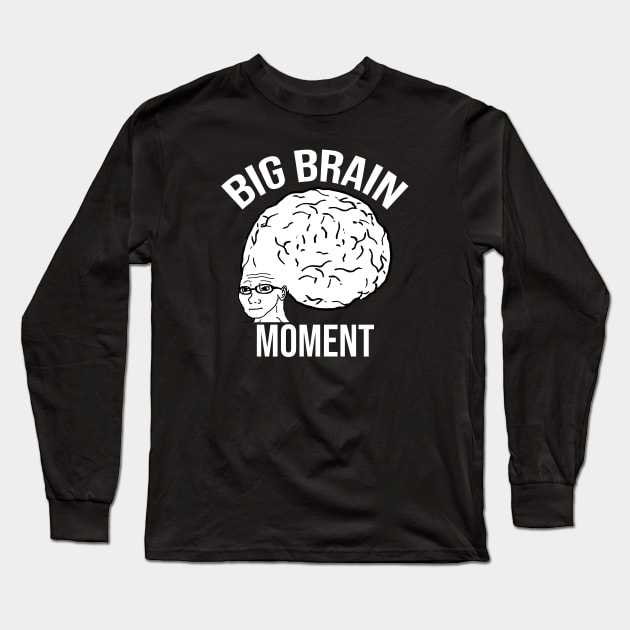 Big Brain Moment Long Sleeve T-Shirt by artsylab